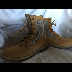 Timberland Open Weave & Leather Boot